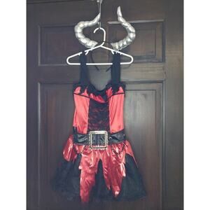 Little Devil Costume Girls Size 9/10